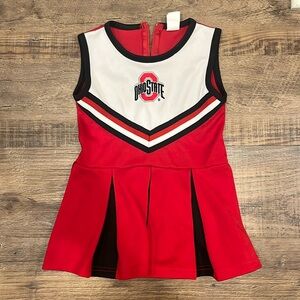 4T girls Ohio State cheerleader outfit in GUC. Orig $58, ships same day